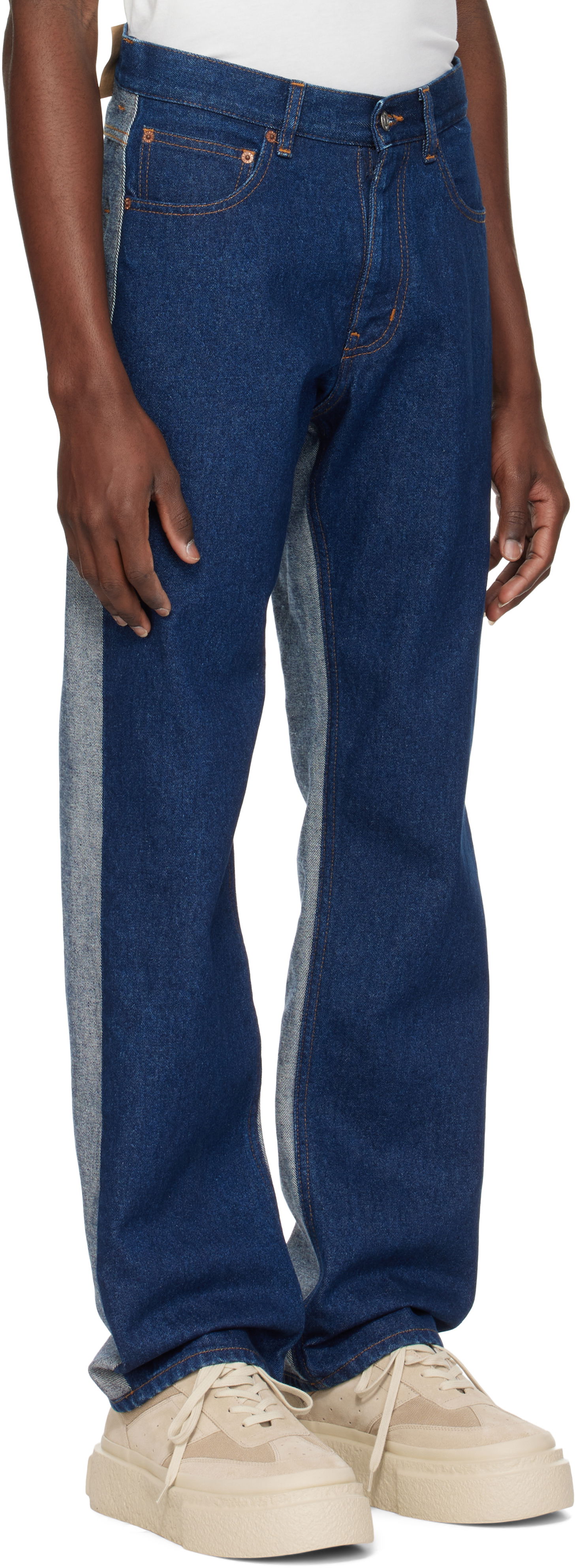 Дънки Maison Margiela MM6 Maison Margiela Five Pocket Jeans Синьо | SH0LA0016 M30018, 1