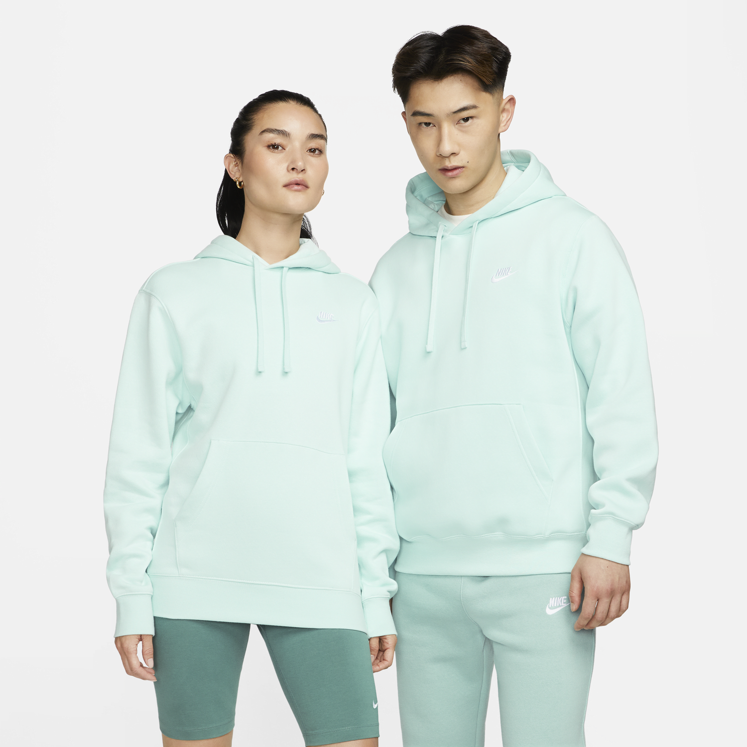 Суитчър Nike Club Fleece Тюркоазено | BV2654-346, 0