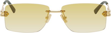 Слънчеви очила Bottega Veneta Bottega Veneta Lock Rectangular Sunglasses Жълто | BV1126S-006, 0