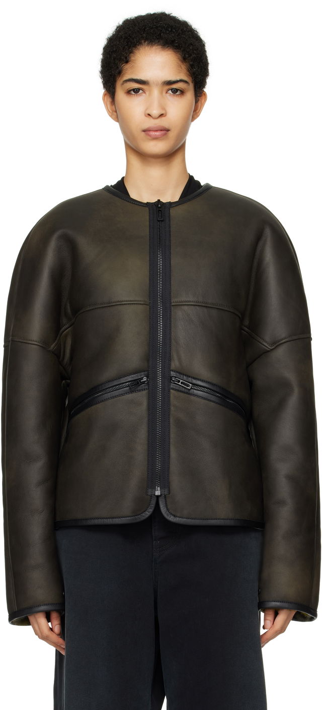 Shearling Leather Jacket