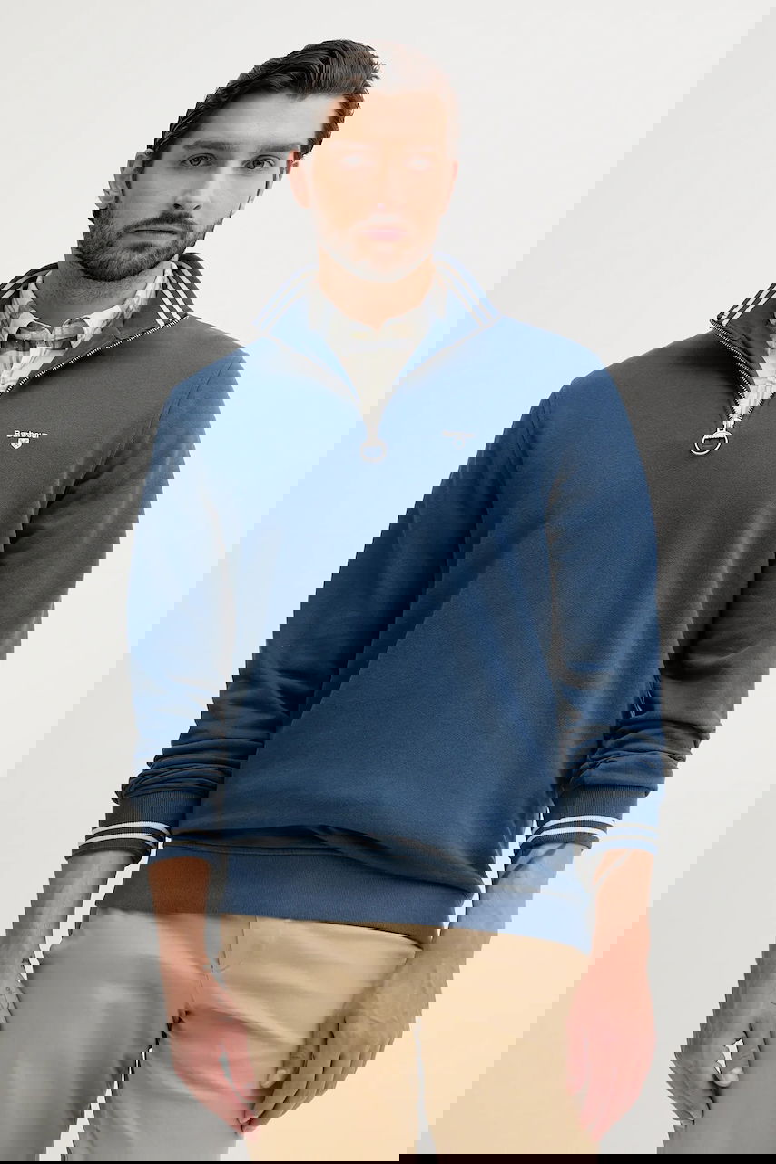Суитчър Barbour Barbour Rosford Half Zip Sweatshirt Синьо | MOL0701, 0