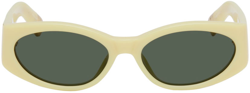 Слънчеви очила Jacquemus 'Les Lunettes Ovalo' Sunglasses Жълто | JAC4C4SUN