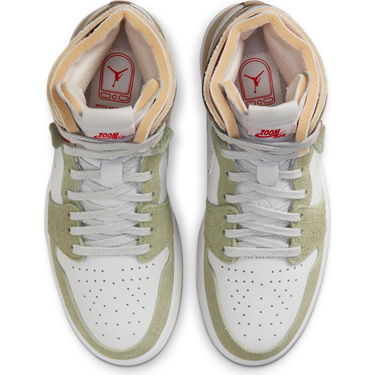 Кецове и обувки Jordan Air Jordan 1 Zoom Air Comfort "Olive Aura" Бежово | CT0979-102, 3