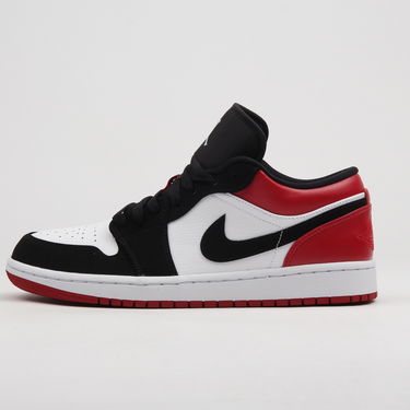 Кецове и обувки Jordan Air Jordan 1 Low "Black Toe" GS Червено | 553560-116, 0