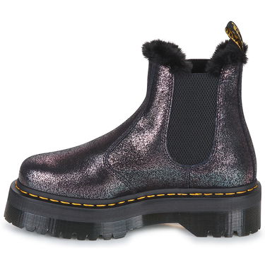 Кецове и обувки Dr. Martens 2976 Quad Fur Lined Distressed Metallic Черно | 27956012, 2