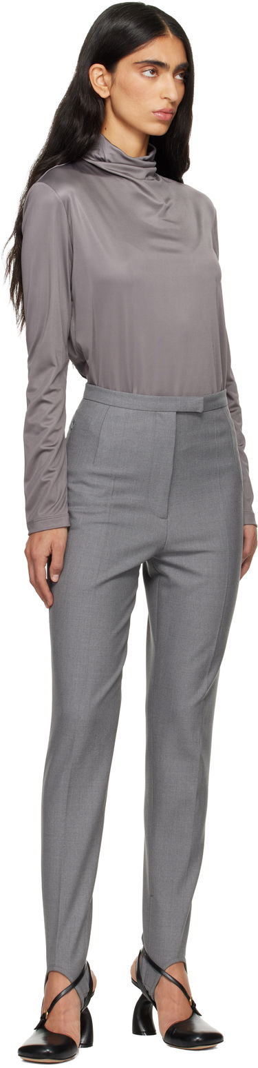 Панталони Dries Van Noten Dries Van Noten Stirrup Trousers Сиво | 252-010950-2061, 3
