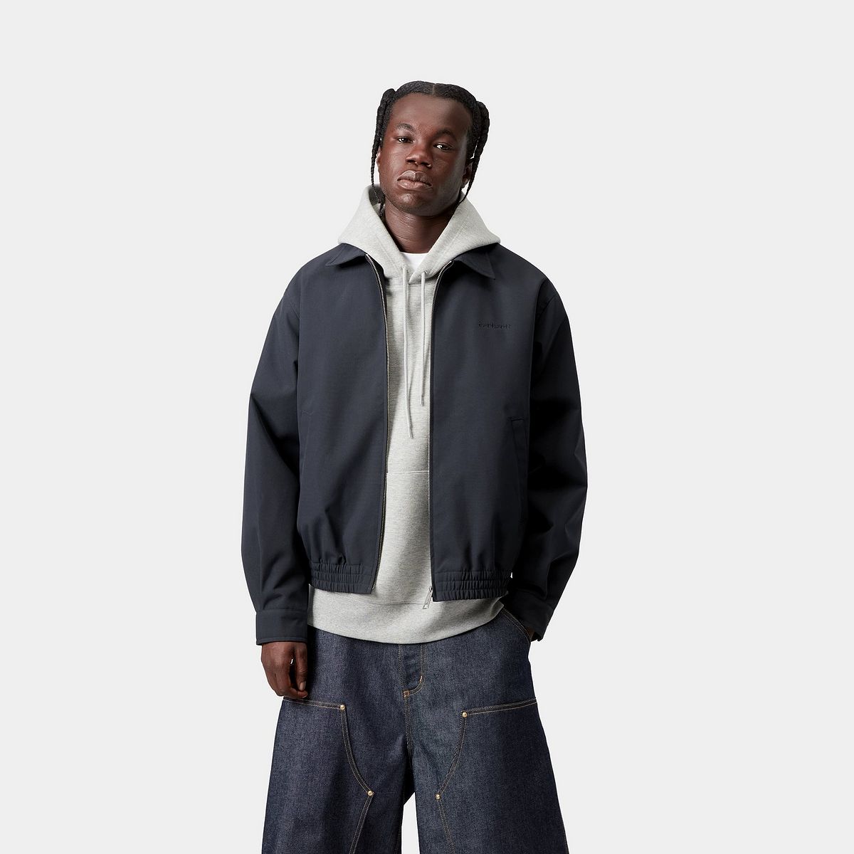 Яке бомбър Carhartt WIP Neven Jacket Тъмно синьо | I035971_9, 0