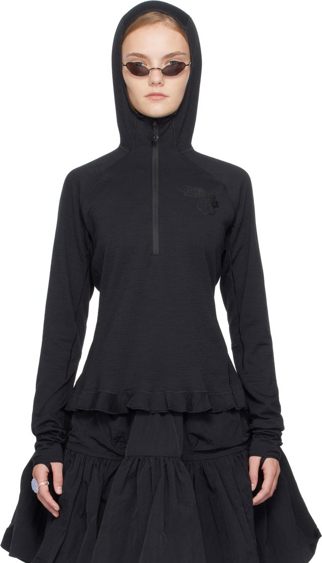 Cecilie Bahnsen The North Face Edition Dotknit Wool Baselayer Hoodie