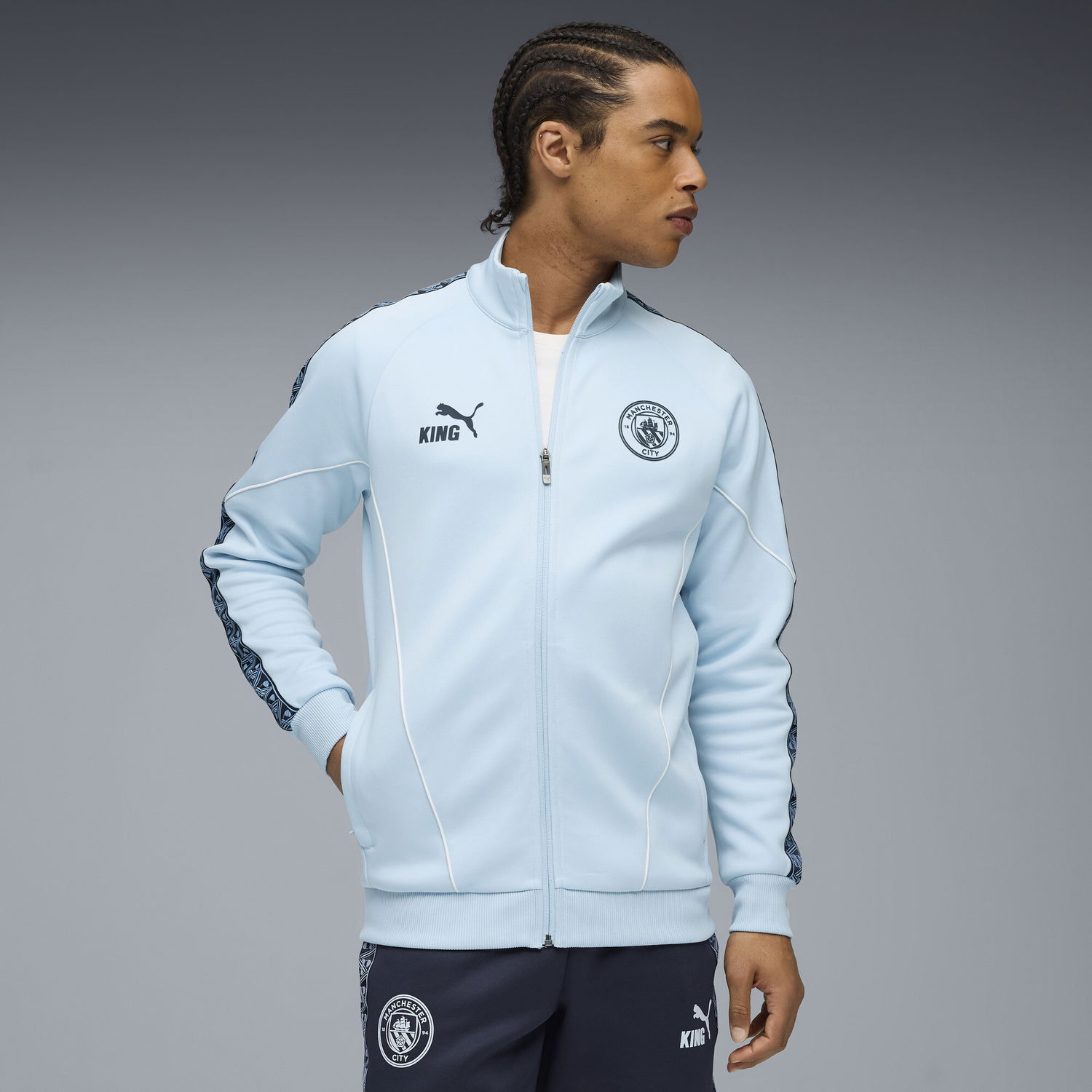 Яке Puma Manchester City KING Anthem Track Jacket Синьо | 782173_10, 0