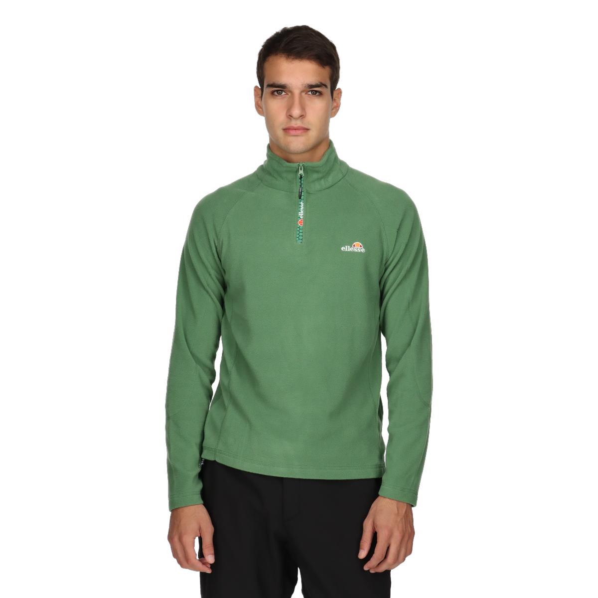 Суитчър Ellesse Men's Fleece Half-Zip Pullover Зелено | ELA233M613-61, 0