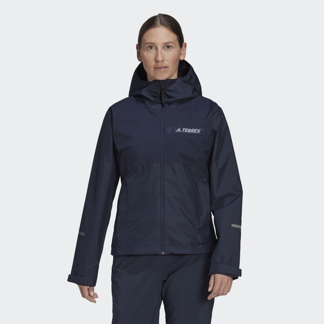 Ветровка adidas Performance Terrex Multi RAIN.RDY 2-Layer Rain Jacket Тъмно синьо | HF0826, 1