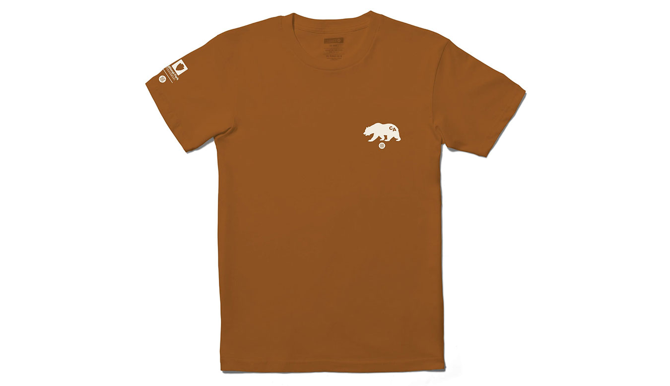 Тениска Stance National Park Yosemite Bear Graphic Short Sleeve T-Shirt Кафяво | A3SS1C25NA-SPI, 1