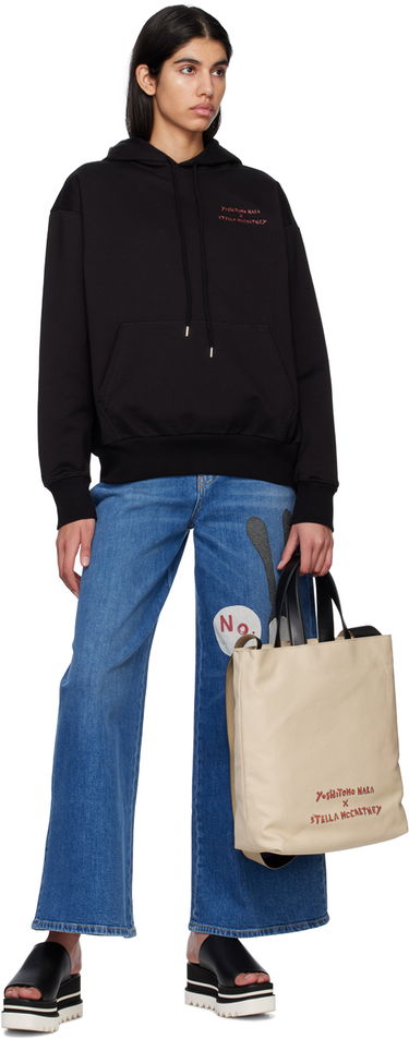 Суитчър Stella McCartney Printed Twins II Hoodie Черно | 6018463SNP43, 3