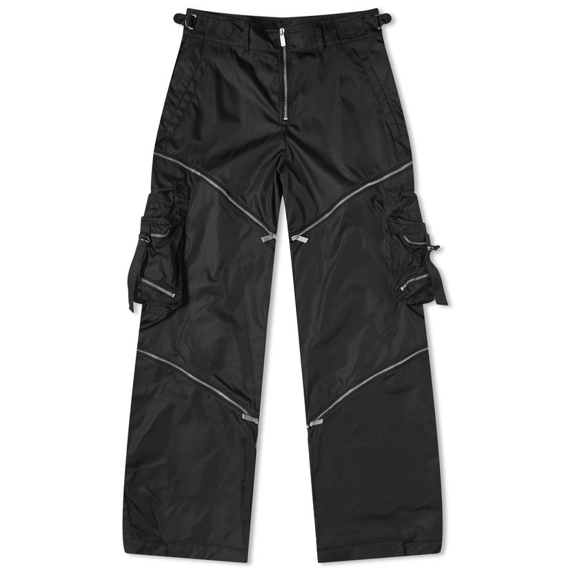 Карго панталони Off-White Nylon Cargo Pant Черно | OMCF039F23FAB0021000