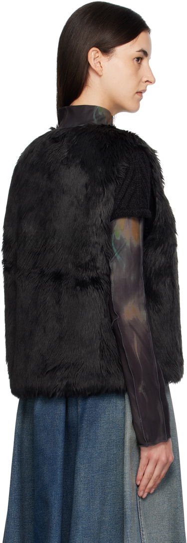 Жилетка Andersson Bell Andersson Bell Reversible Faux-Fur Vest Черно | awa723u, 2