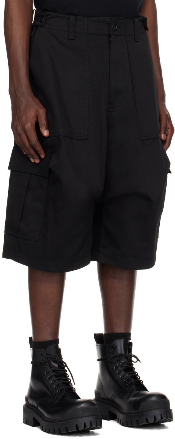 Къси панталони We11done We11done Cargo Pocket Shorts Черно | WD-PT1-24-212-M-BK, 1