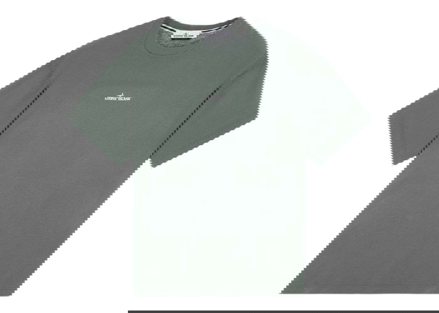 Тениска Stone Island Short Sleeve 'Scratched Paint One' T-Shirt Musk Green Сиво | 80152RC89 - V0059, 0
