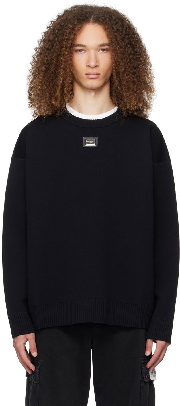 Пуловер Dolce & Gabbana Dolce & Gabbana Sicily Label Crewneck Sweatshirt Черно | GXX33TJFMAI, 0