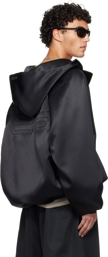 Яке бомбър Fear of God ESSENTIALS Holiday Hooded Bomber Jacket Черно | 202HO258101F, 2