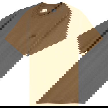 Тениска C.P. Company C.P. Company 30/1 Logo Patch T-Shirt Кафяво | 18CMTS031A-005100W-683, 0