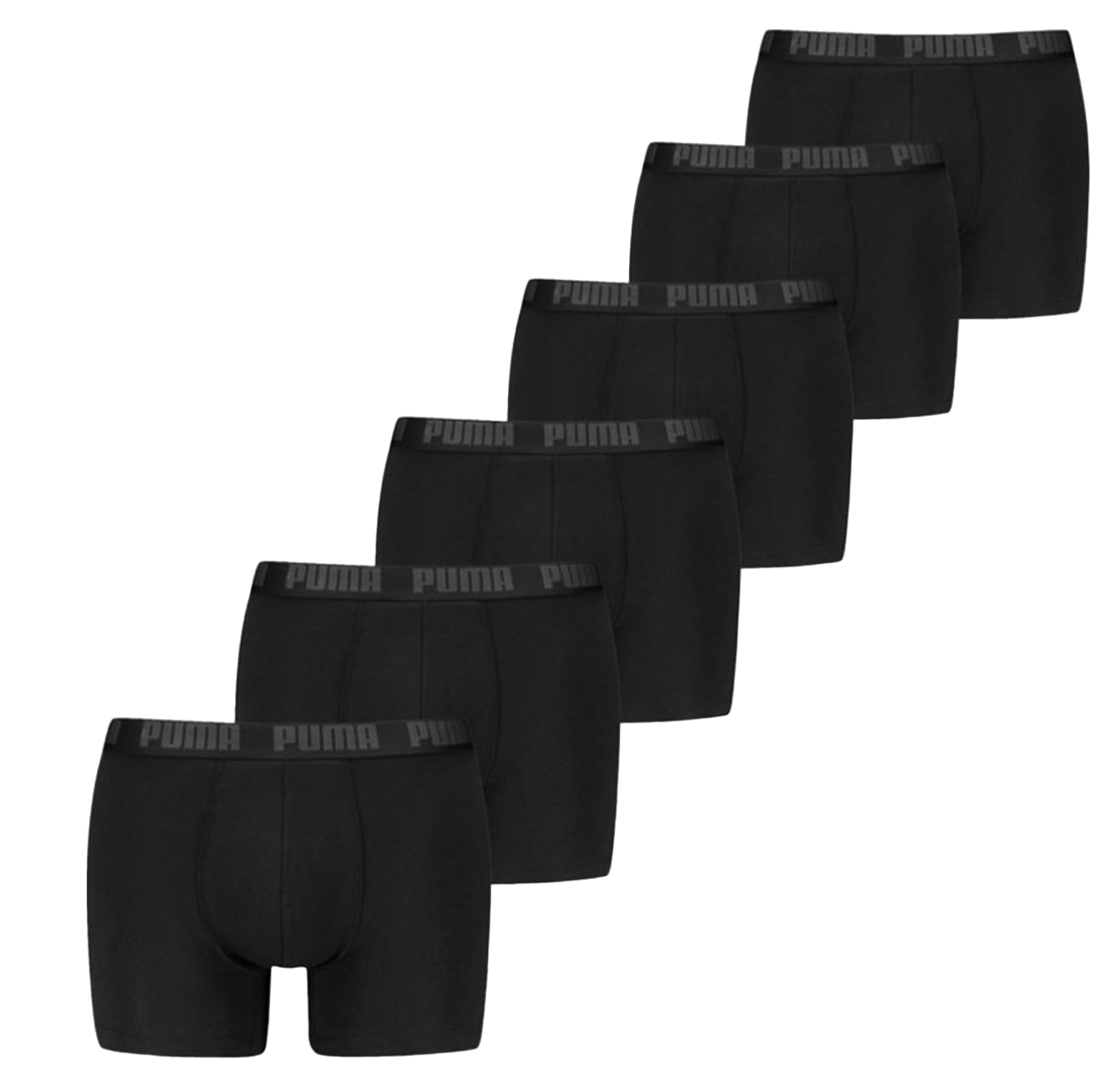 Боксерки Puma Everyday Boxer 6 Pack Черно | 701227792-001, 0