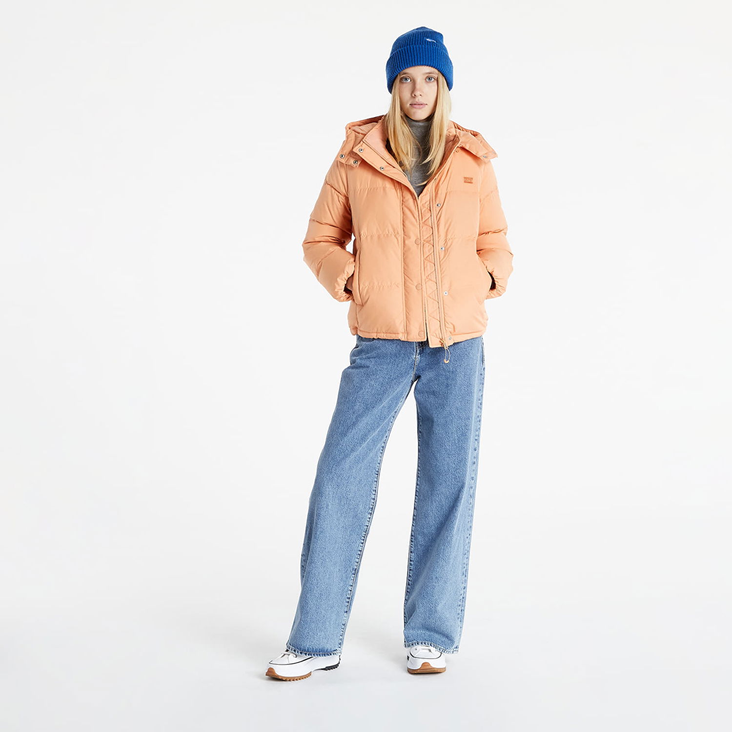 Пухо яке Levi's Quinn Short Down Puffer Оранжево
 | A0679-0002, 0