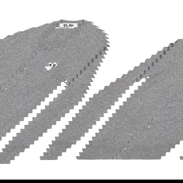 Пуловер Comme des Garçons PLAY Heart Cardigan Сиво | AZ N065 051 1, 1