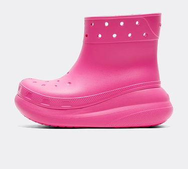 Кецове и обувки Crocs Classic Crush Rain Boot w Розово | 207946-6UB, 0