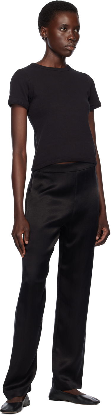 Тениска The Row The Row Torya Fitted Ribbed T-Shirt Черно | 9062-K660, 3