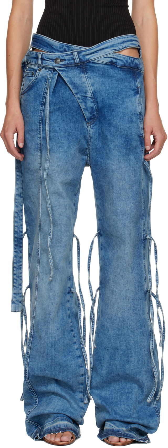 Strappy Signature Wrap Jeans