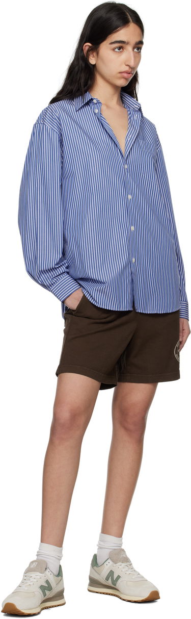 Риза Sporty & Rich Sporty & Rich Oversized 'SRC' Shirt Синьо | SI006612302ST02, 3