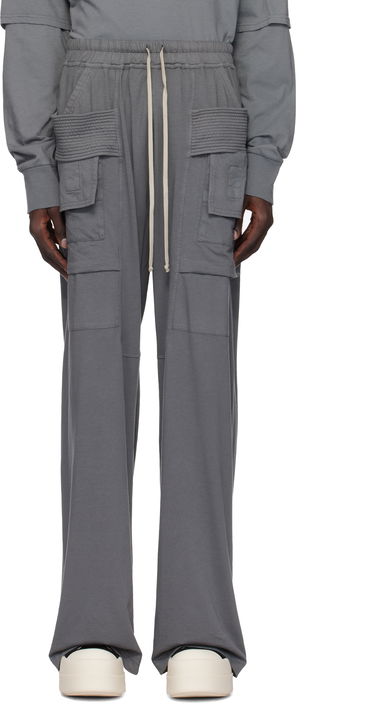 Карго панталони Rick Owens Rick Owens DRKSHDW Porterville Creatch Wide Drawstring Cargo Pants Сиво | DU02D2394 RN, 0