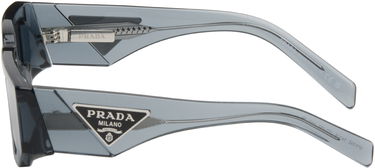 Слънчеви очила Prada Translucent Rectangular Frame Sunglasses Сиво | 0PR 09ZS 17T08Z54 8056262511428, 2