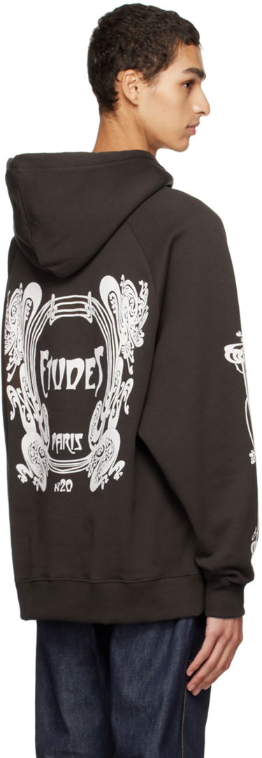 Суитчър Études Racing Hoodie Кафяво | H22MM272OC14BR, 2