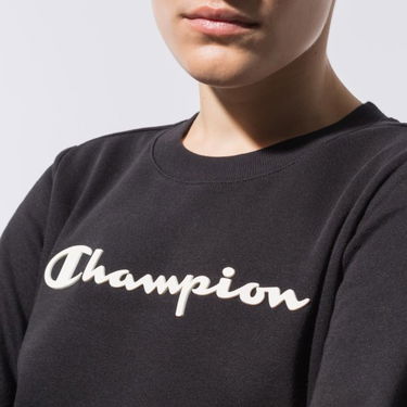 Тениска Champion Crewneck Sweatshirt Черно | 113210KK001, 3