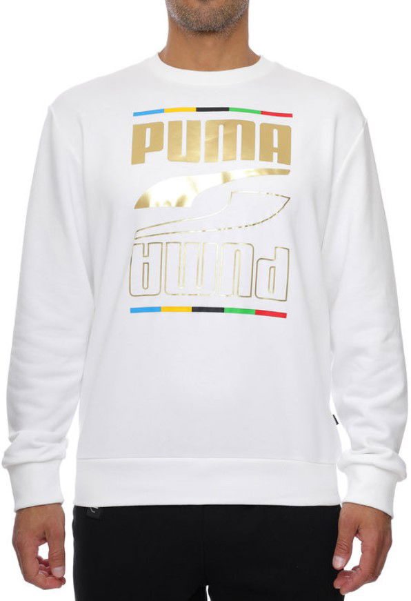 Суитчър Puma Rebel Crew 5 Continents TR Бяло | 584608-02