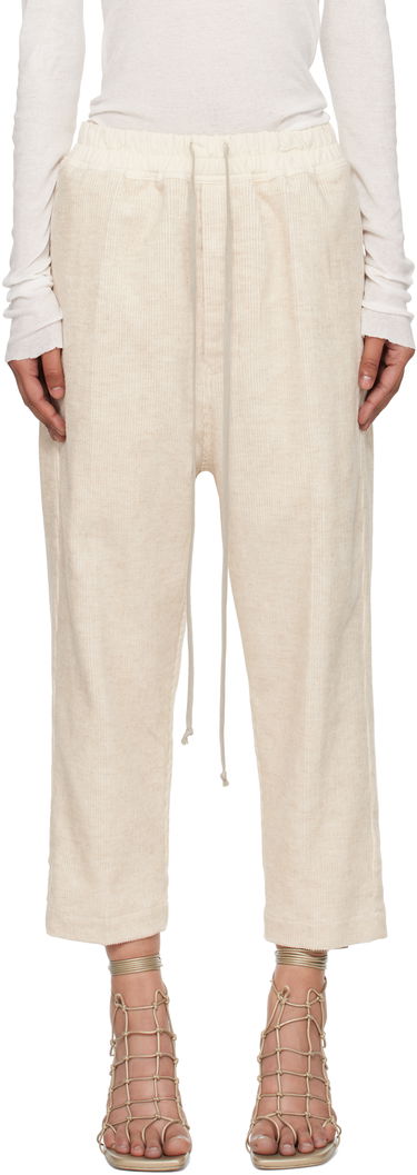 Панталони Rick Owens Rick Owens Concordians Drawstring Astaires Trousers Бежово | RP02E4303 MLC, 0