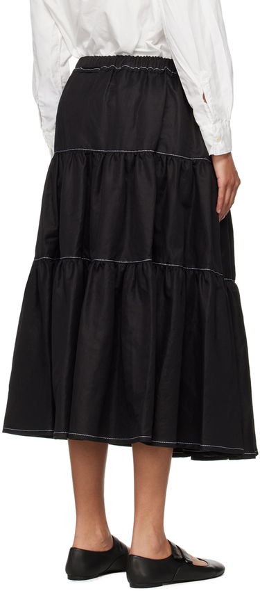 Пола Comme des Garçons Comme Des Garçons Tiered Midi Skirt Черно | TM-S026-051, 2