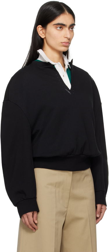 Пуловер Marni Marni Brushed Cotton Rugby Sweatshirt Черно | FLJE0218S1 UTC469, 1