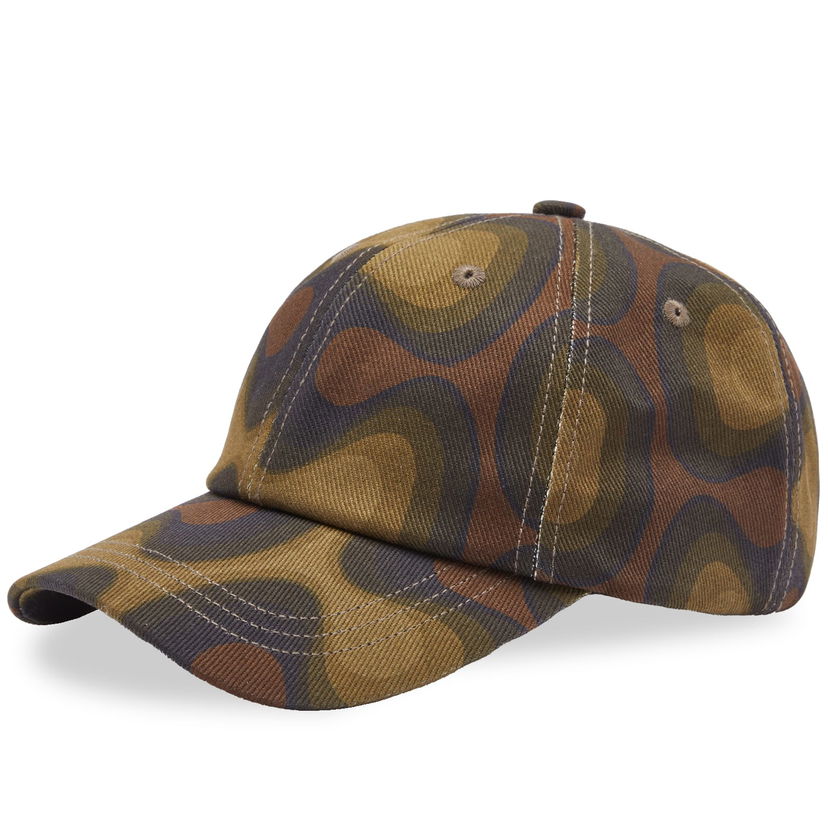 Шапка с козирка Dries Van Noten Giles Print Cap Зелено | 241-029501-8001-606