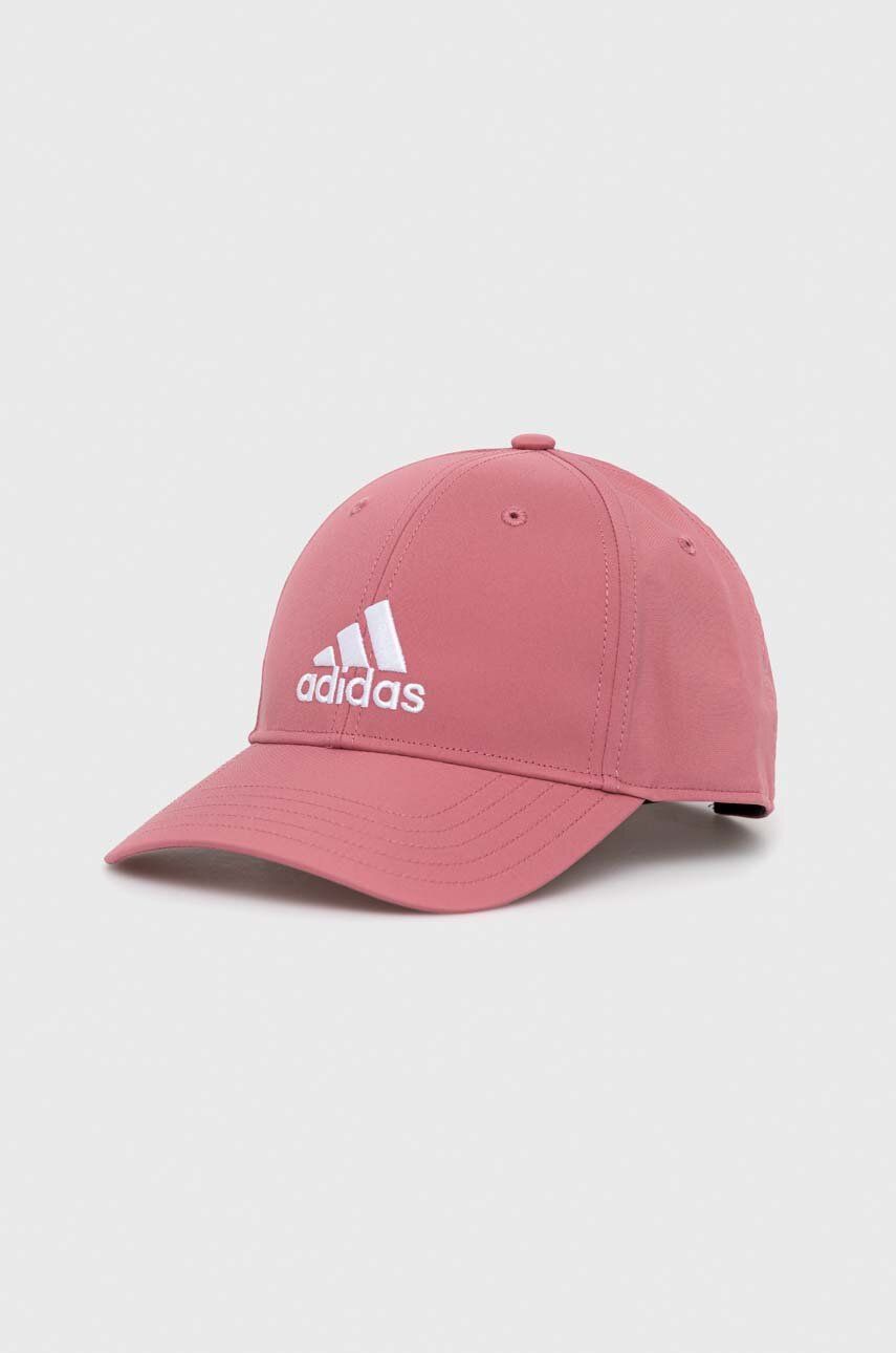 Кепки и шапки adidas Originals Kšiltovka adidas růžová barva, hladká Бургунди | IC9692, 0