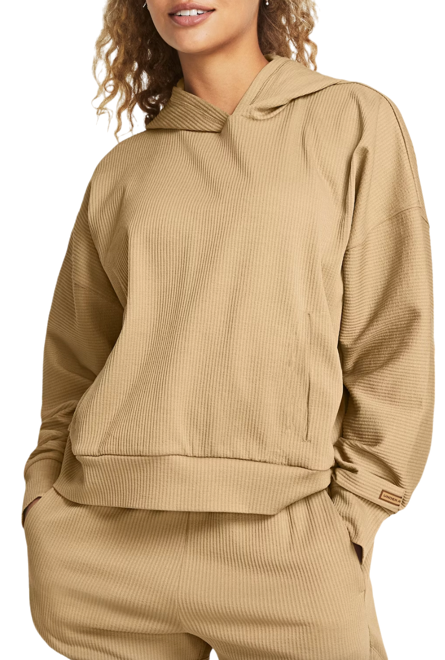 Суитчър Under Armour Rib Hoodie Бежово | 1382732-263, 0