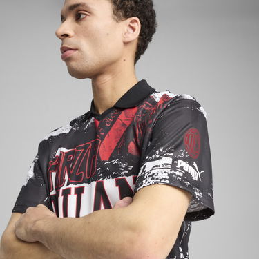 Фланелка Puma AC Milan Retro ftblNRGY+ Graphic T-Shirt Черно | 779336_01, 2