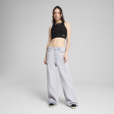 Потник Puma Women's WARDROBE ESS Cropped Ribbed Tank Top Черно | 629765_01, 5