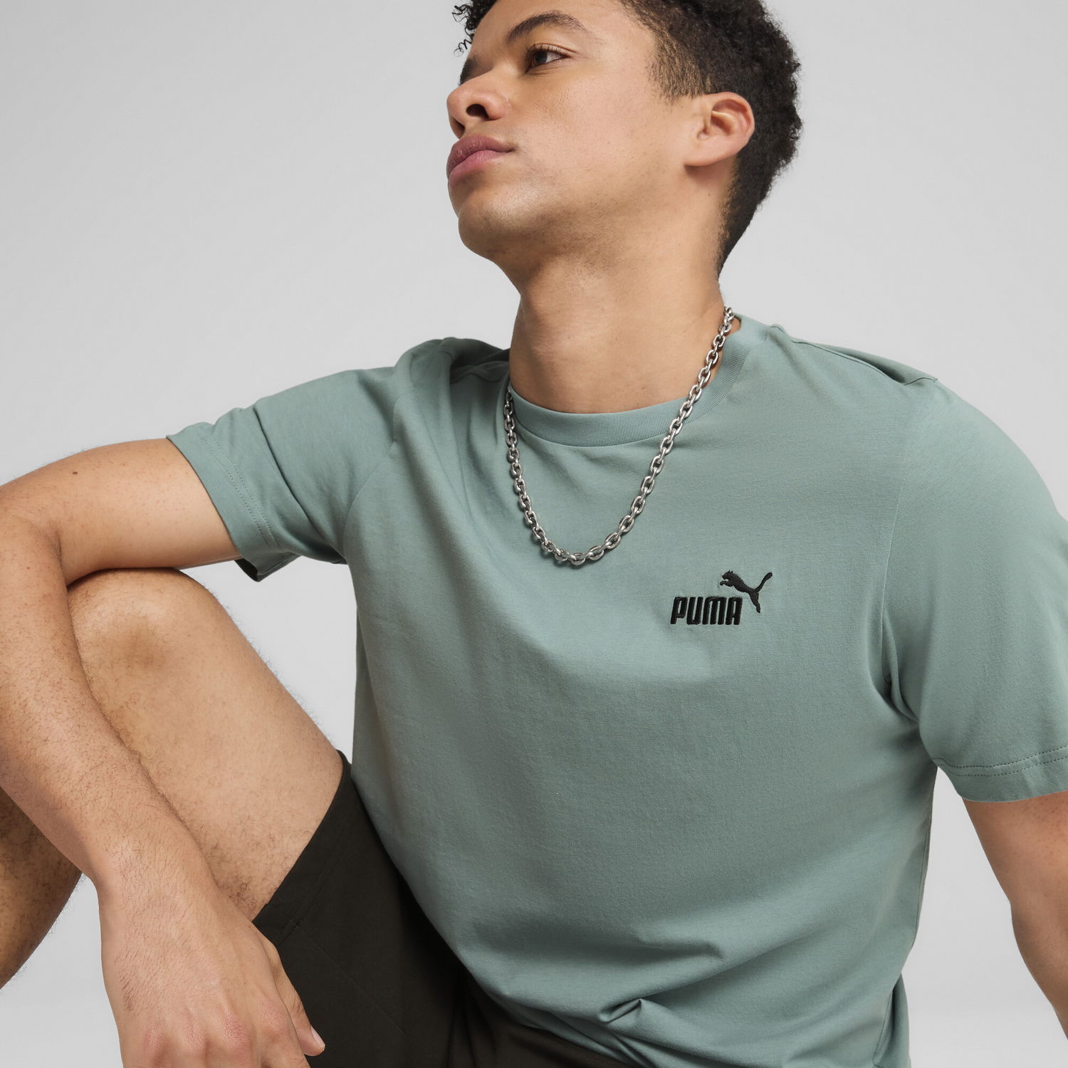 Тениска Puma Essentials Small Logo T-Shirt Зелено | 682535_30, 1