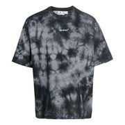 Off-White FW22 Tie Dye Logo Short Sleeve Loose Fit T-Shirt