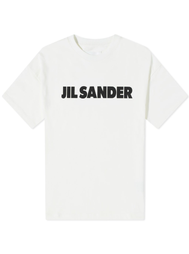 Тениска Jil Sander Logo Tee Бяло | J21GC0001-J45047-102