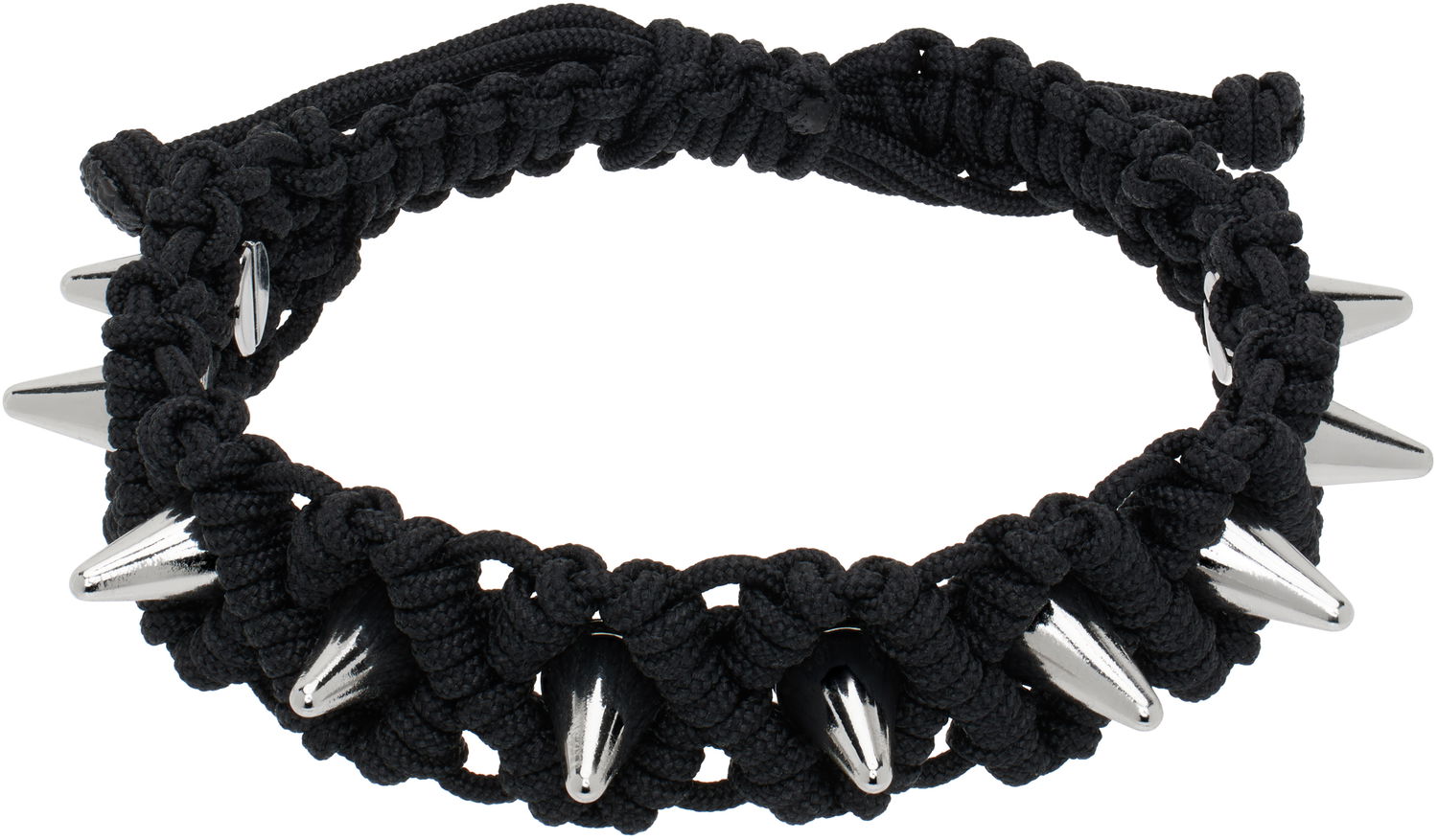 Гривна We11done We11done Handmade Studded Bracelet Черно | WD-AJ0-25-599-U-BK, 0