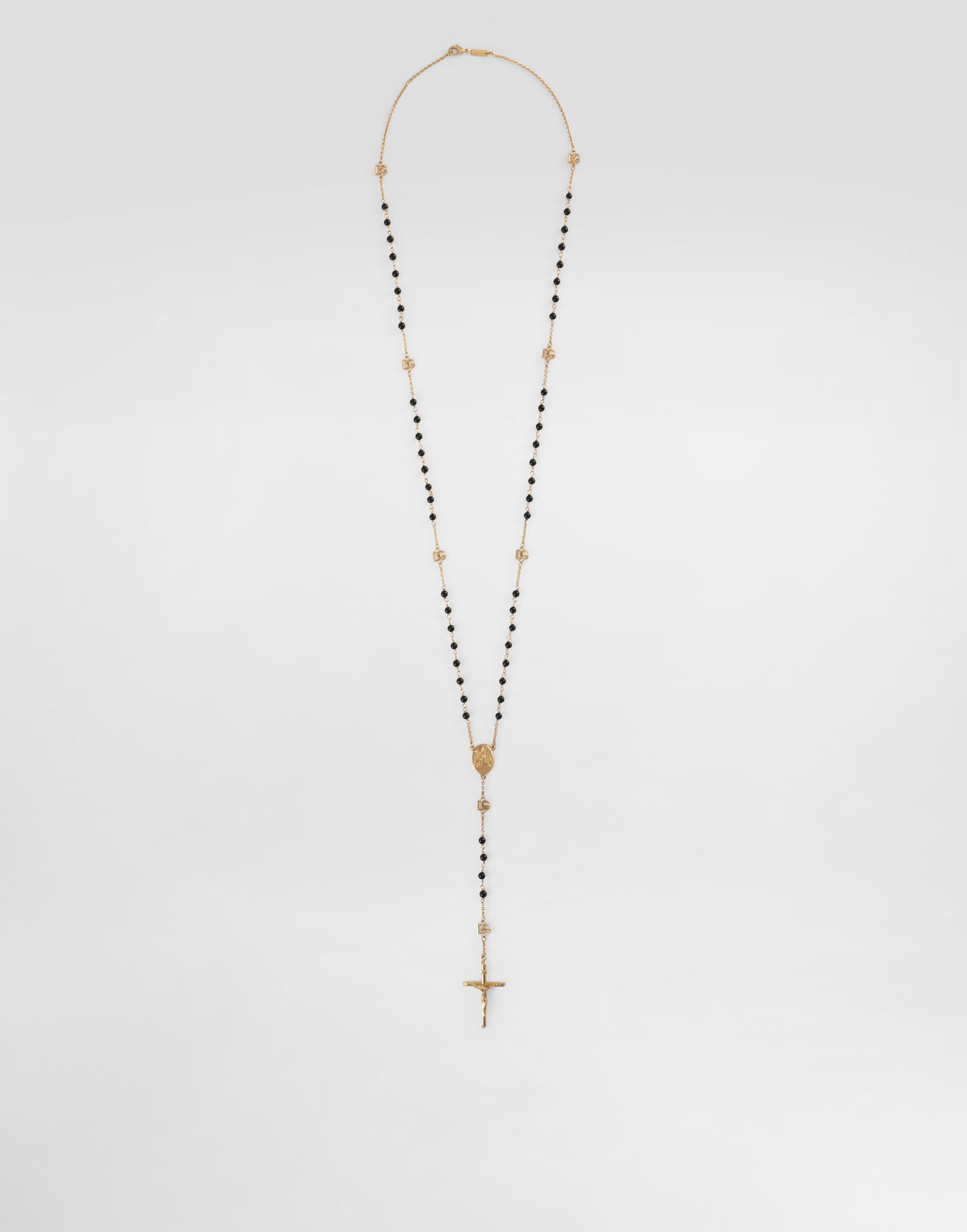 Колие Dolce & Gabbana Dolce & Gabbana Rosary-style Metal Necklace Onesize Черно | WNR4C3W1111ZOO00, 0