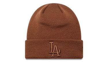 Шапка New Era Los Angeles Dodgers MLB League Essential Knit Beanie Кафяво | 60691384, 0